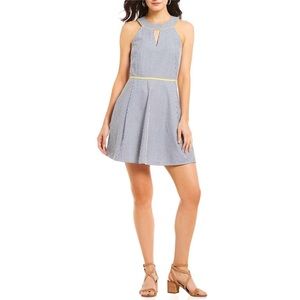 Draper James Blue and White Striped Dress